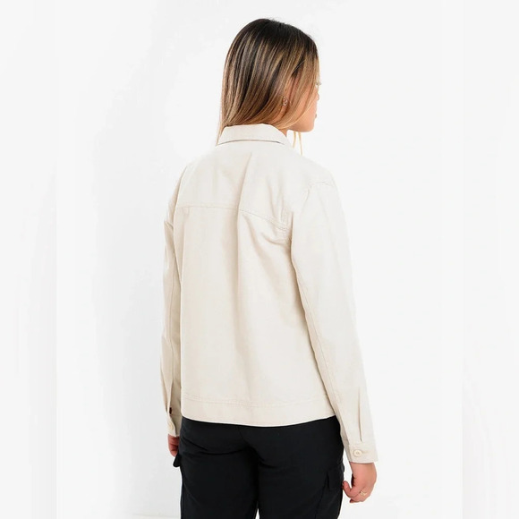 Vans Women’s Clark Chore Jacket in Sandshell Size XS - Picture 6 of 15